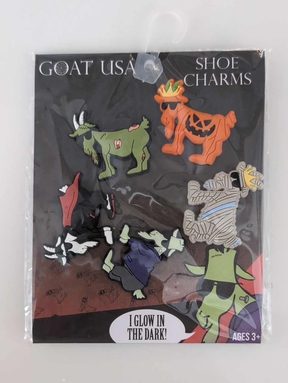 Goat USA Halloween Shoe Charms For Crocs/Kanes